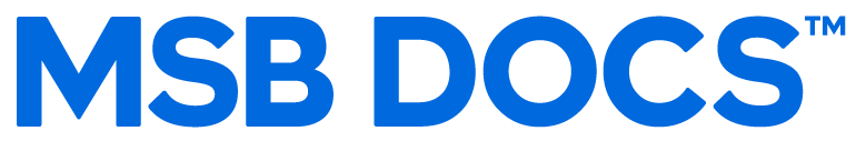 Logo of MSB Docs
